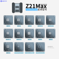 Platform Stencil Reballing CPU Universal Mijing Z21 Max untuk iPhone A8-A16 dan Ponsel Android, Template Pemasangan Chip IC dengan Tembaga Timah