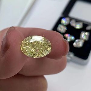 IGI鑑定書付きファンシービビッドイエローオーバルカットVVS VSラボダイヤモンド1ct 2ct 3ct 4ct 5ct HPHT&CVDルースラボグロウンダイヤモンド - Product Image 3