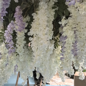 Composition Florale Facile à Installer pour Plafond de Mariage, Panneaux Suspendus Artificiels de Glycine pour Décoration de Plafond - Product Image 5