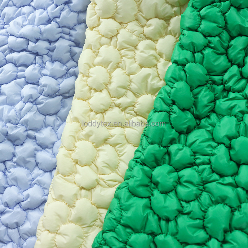 Nylon Quilted Fabric with Spandex Jacket Fabric
