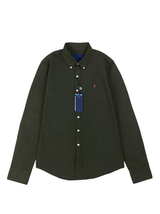 <span class=keywords><strong>Camicia</strong></span> Autunnale Antirughe 100% Cotone Best-Seller <span class=keywords><strong>con</strong></span> Logo Cavallo Ricamato per Uomo e Donna, Ideale per Coppie - Product Image 5