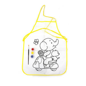 <span class=keywords><strong>Tablier</strong></span> imperméable pour enfants, <span class=keywords><strong>bricolage</strong></span> de peinture à la main, graffiti, en polyester, remplissage, bon marché, vente en gros - Product Image 5