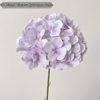 Bunga Hydrangea Buatan HGA Real Feel, Bunga Hydrangea Sutra Tiruan untuk Dekorasi Pernikahan, Dekorasi Rumah, dan Centerpiece Meja Lobi Hotel