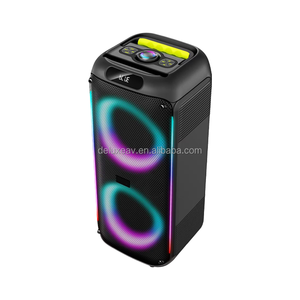 Máquina de karaoke más vendida de 2024 con orificio de soporte, 2 micrófonos inalámbricos y ajuste de graves/agudos/ECO/alto, 6 modos de sonido - Product Image 1