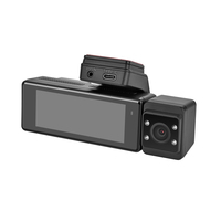 Cámara para Coche de Tres Lentes 2K+1K+1K, Pantalla IPS de 3.16 Pulgadas, Visión Nocturna, Caja Negra, Módulo GPS, Asistencia de Conducción ADAS, Grabación en Bucle, Control por Aplicación