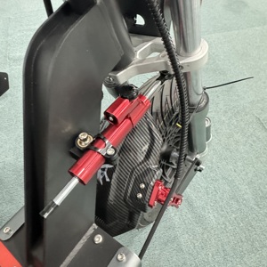 NFC Start Hydraulic Suspension Oil Brake <b>72V</b> 40-60AH Lithium <b>Battery</b> 80-180km Range 8000W 15000W QS Motor Adult Electric Scooter - Product Image 5