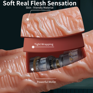 Venta al por mayor juguetes sexuales para adultos consolador grande realista para mujeres calentamiento estirable vibrador D52 - Product Image 5