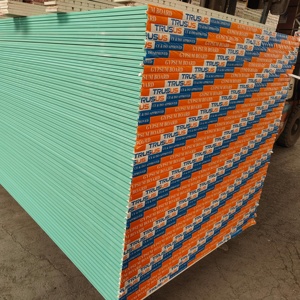 Panneau de plâtre durable pour cloisons sèches, panneau de plafond en plâtre, plaque de plâtre CE ASTM, panneau de construction écologique <span class=keywords><strong>recyclé</strong></span> - Product Image 4