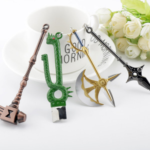 Porte-clés en alliage de zinc avec pendentif des sept péchés capitaux, cadeau créatif, bijoux, porte-clés - Product Image 2
