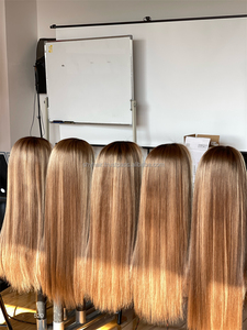 SHY New Blonde Peluca con malla frontal transparente Cabello europeo Parte media Alta densidad Envío rápido para mujeres con pérdida de cabello - Product Image 6