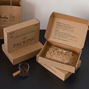Caja de Regalo de Papel Ecológica Personalizada, Caja de Regalo de Papel Flauta E, Sin Impuestos, Cajas de Embalaje de Papel Kraft Dinosource con Tapa - Product Image 1