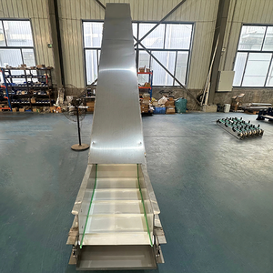 ناقل رفع من مادة <span class=keywords><strong>PVC</strong></span> ناقل مائل لرفع المواد نظام نقل رفع الفاكهة لتجهيز الأغذية - Product Image 6