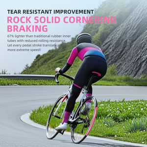 CYCLAMI chambre à air de vélo ultralégère TPU 30g chambre à air 700C 45mm 60mm 80mm pour vélo de route 700C 18 23 25 28 30 32 pneus de vélo - Product Image 4