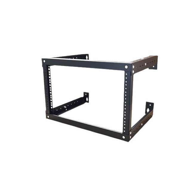 19 Inch Wall Mounted Open Frame Server Rack 6U 12U Adjustable Depth Network Rack for Switch Router NAS Telecom and AV Equipment