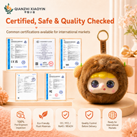Llavero de Peluche con IA, Clon de Voz, Memoria de Larga Duración, +50 Idiomas, Expresiones de Emoción, WiFi, Compañero Portátil, Regalo para Niños, PP