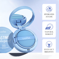 Crème BB coussin d'air SADOER SPF20 PA+++ 15g, fond de teint hydratant et waterproof en tons naturel et ivoire, marque privée OEM, faible MOQ