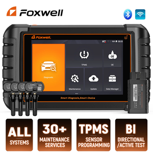 FOXWELL-herramienta de diagnóstico automotriz NT809TS, escáner OBD2, prueba bidireccional, <span class=keywords><strong>TPMS</strong></span>, reaprendizaje, programación mejorada, nivel OE, OBD 2 - Product Image 1