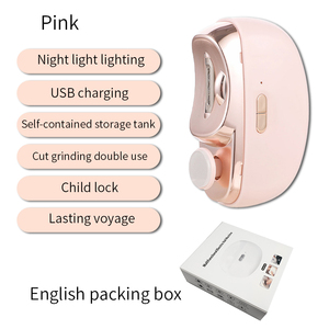 Tagliaunghie Elettrico 2 in 1 per Unghie di Mani e Piedi, Taglio Automatico, Levigatura, Regolazione con un Tasto, Luce, Portatile, Ampia Apertura della Mandibola, Adatto per Neonati - Product Image 4
