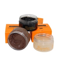 50ml/80ml usine personnalisé naturel marron noir chaussures bottes brillant crème cirage pour l'entretien des chaussures en cuir