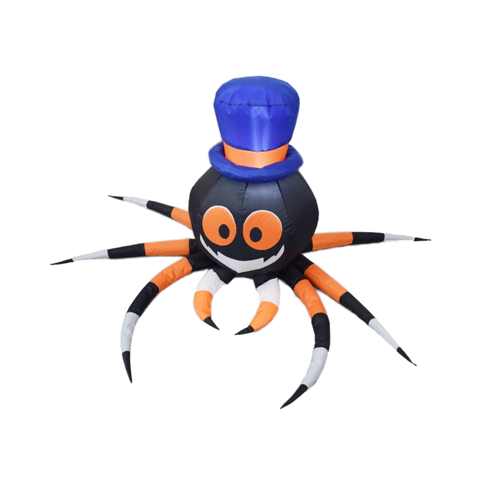 5FT Halloween inflables arañas desgaste sombrero de la bruja