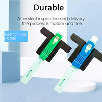 OEM ODM SC Fiber Optic Quick Connector Fiber Optic Connector Singlemode Mechanical Quick Connector Adapter