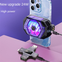 Pendingin Ponsel Magnetik Semikonduktor X65 25w Kipas Radiator Pendingin Ponsel untuk Gaming Video Live Streaming