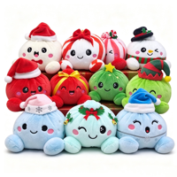 Peluche Squishy Mignonne en Forme de Boulette de Ravioli, Jouet en Peluche pour Noël