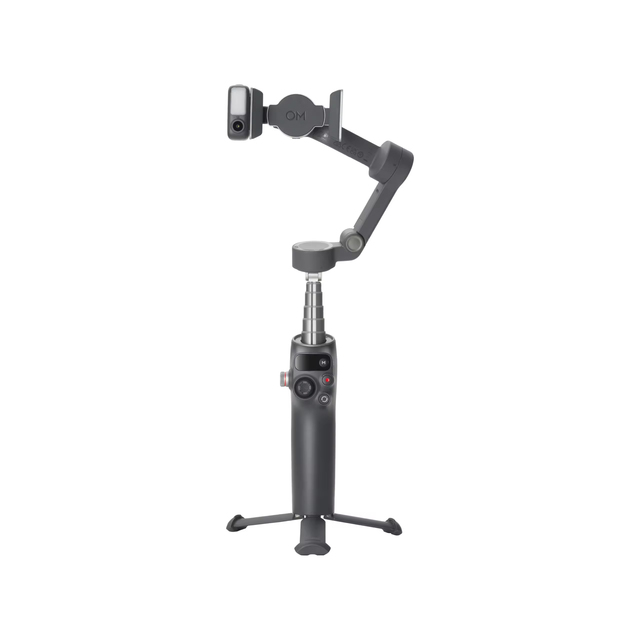 Cinematic Video Osmo Mobile 8 Gimbal 3-Axis Stabilizer Direct Connection Low Angle 360 Follow-Up Audio Lighting 5000mAh Tripod