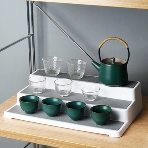 3 Tiered Non Slip <strong>Cupboard</strong> Organiser Storage <strong>Racks</strong> Free Standing Seasoning Storage Shelf <strong>Spice</strong> <strong>Rack</strong> Shelf Organiser - Product Image 4