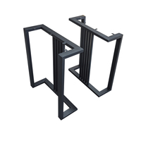 Pieds de table en fonte industriels modernes pour meubles de bureau et de maison Cadres de table en métal pour la salle à manger Café Pata De Mesa Pieds de table en fer pour