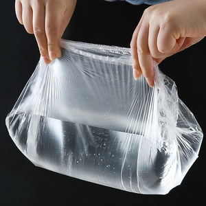 Pe Food Storage Film Sleeves Round Elastic Closing Disposable Plastic <b>Wrap</b> For Freshness Protection - Product Image 4