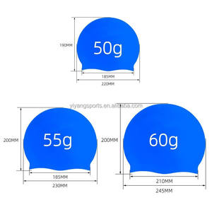 Chapeau <span class=keywords><strong>de</strong></span> <span class=keywords><strong>bain</strong></span> en silicone élastique unisexe 60g Casquettes <span class=keywords><strong>de</strong></span> <span class=keywords><strong>bain</strong></span> antidérapantes pour enfants Forme <span class=keywords><strong>de</strong></span> dôme Matériau en <span class=keywords><strong>latex</strong></span> portable - Product Image 6