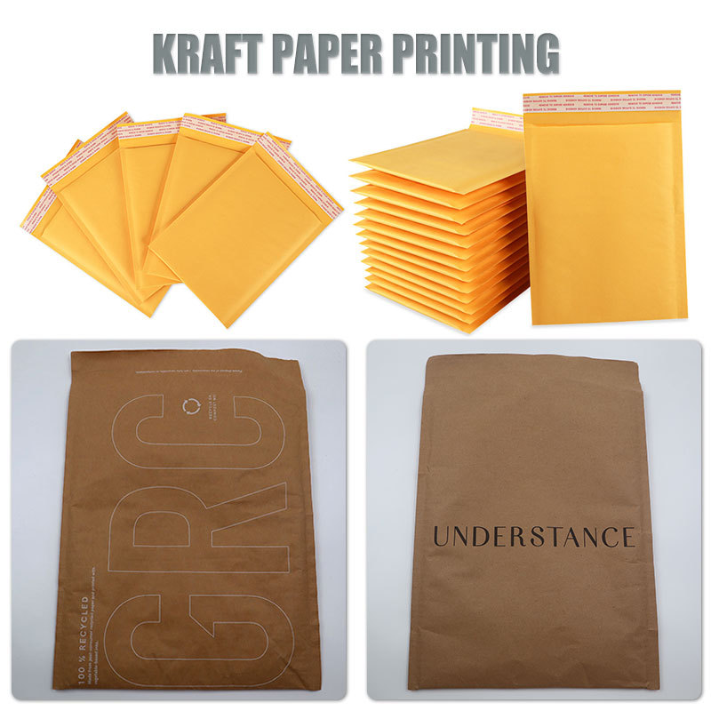 Kraft paper printed