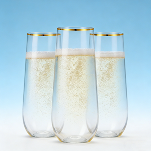 Gobelets en <span class=keywords><strong>plastique</strong></span> incassable de 9 oz, verres à vin blanc et à champagne, flûte à champagne de 180 ml, gobelet en <span class=keywords><strong>plastique</strong></span> de 6 oz, whisky, cocktail, martini, <span class=keywords><strong>mojito</strong></span> - Product Image 1