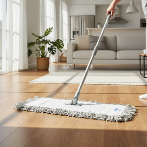 Gizmop 50cm Swivel Rectangular Head Dust Mop Microfibre Fabric Self-Wringer Fast Absorption Sustainable Durable Reusable 20,000+ - Product Image 3