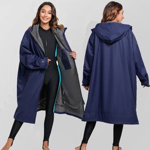 เสื้อคลุมชายหาดมีฮู้ดสำหรับฤดูหนาวกันน้ำได้ชุดเล่นกีฬาพิมพ์ลาย - Product Image 2