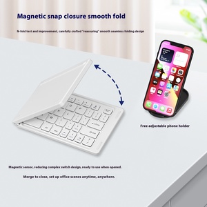 Thuận tiện Bifold Bàn phím không dây với nhiều chế độ kết nối và đa kênh tri-hệ thống cảm biến quang học - Product Image 5