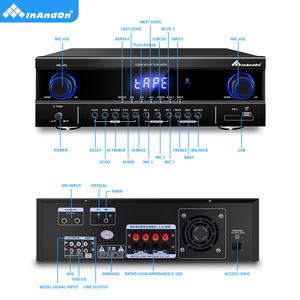 Lecteur Karaoké Tactile Double Système KV-V5 MAX InAndOn 2 To de Haute Qualité avec Amplificateur de Puissance, Capteur Vocal et WiFi - Product Image 3