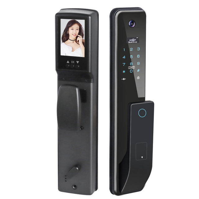 Best Quality Tuya Smart WiFi Digital Door Lock Code Card Fingerprint Lock Full Auto Smart Door Lock