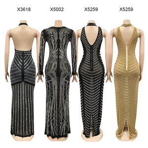 Женское вечернее платье с длинным рукавом - Product Image 3