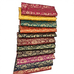 Thick Brocade Jacquard Silk Fabric <b>for</b> Jackets, Dresses, Costumes, <b>Sofa</b> <b>Covers</b>, Curtains, DIY Crafts, Traditional Clothing, Luxu - Product Image 1