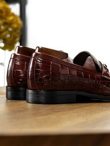 เปิดตัวสินค้าใหม่ - รองเท้าธุรกิจผู้ชายทันสมัย รองเท้าลำลองกันลื่น รองเท้าสั่งตัดคุณภาพสูง รองเท้าทางการผู้ชาย - Product Image 6