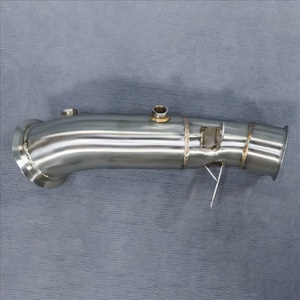Stainless Steel Turbo Straight Downpipe Exhaust Pipe Header for BMW M135i M235i M435i F20 F21 F22 F30 F32 F33 F87 3.5" to 3" - Product Image 3