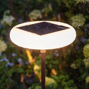 Lampe solaire USB au design simple, LED 3000K blanc chaud, éclairage solaire extérieur pour jardin, cour, terrasse, aménagement paysager - Product Image 2