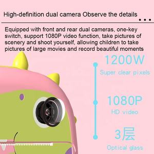 Appareil photo numérique amusant pour enfants, jouets de fête, jeux, meilleurs appareils photo pour enfants 2026, caméra vidéo avec autocollants - Product Image 3