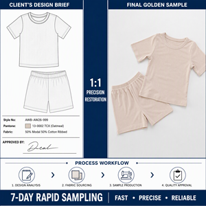 Produttori Personalizzati di Abbigliamento per Bambini, Set Estivo di 2 Pezzi per Bambini da 1 a 3 Anni - Product Image 2