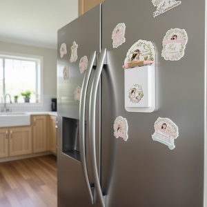 Ensemble de blocs-notes magnétiques Party Love 14x10cm 40 feuilles Design Première Communion Fille - Product Image 3