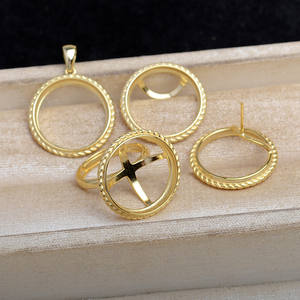 Juego de Joyería Fina de Plata S925 Wenchi, Aretes y Colgante Versátiles de 18.5mm Inspirados en el Viento, 16907, Hecho en China - Product Image 2