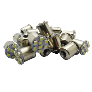 Bombillas LED Rojas para Pinball # 89 FLASHER "Ultra Bright" 8LED 12v Bayonet (8smd) - Product Image 5