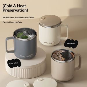 Mug personnalisé en acier inoxydable 304 avec couvercle et couvercle coulissant, isolé sous vide, pour cadeaux d'entreprise et boissons chaudes - Product Image 4